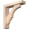 Ekena Millwork Balboa Block Smooth Bracket w/ Offset Brace, Douglas Fir, 3 1/2"W x 14"D x 14"H BKT0402X14X14BOA05SDF - alternate 1